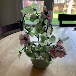 Glass Apple Blossom Bonsai Tree